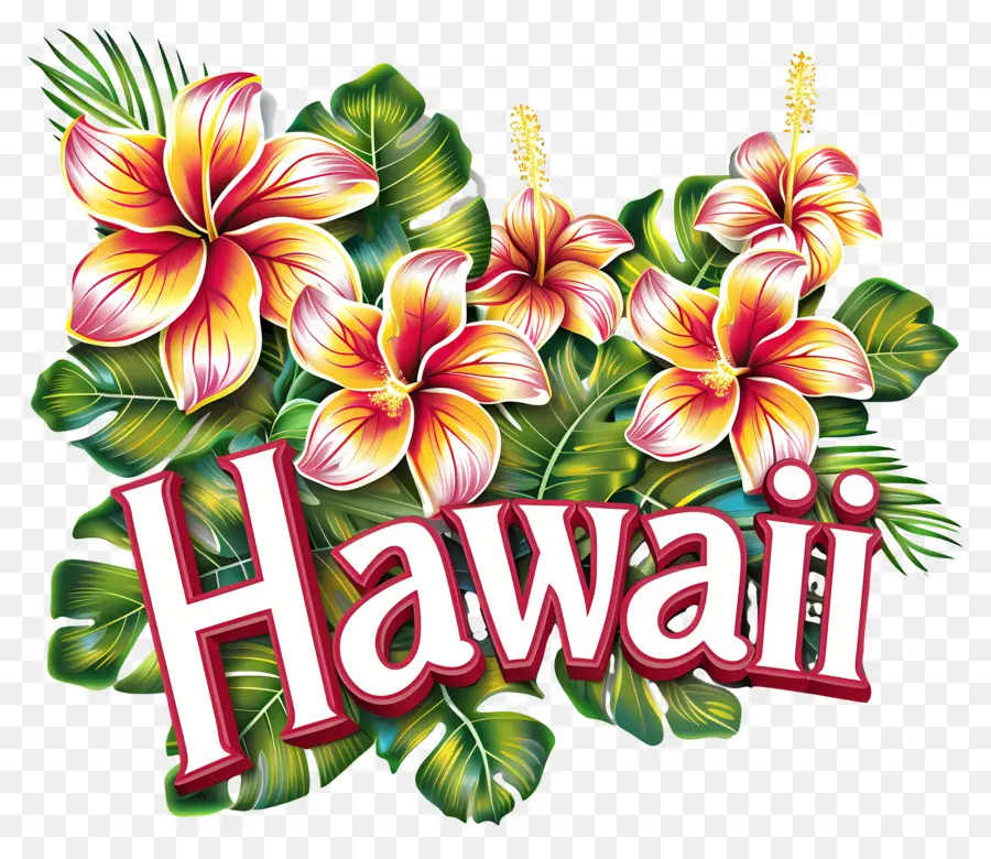 Havaí，Flor De Hibisco PNG