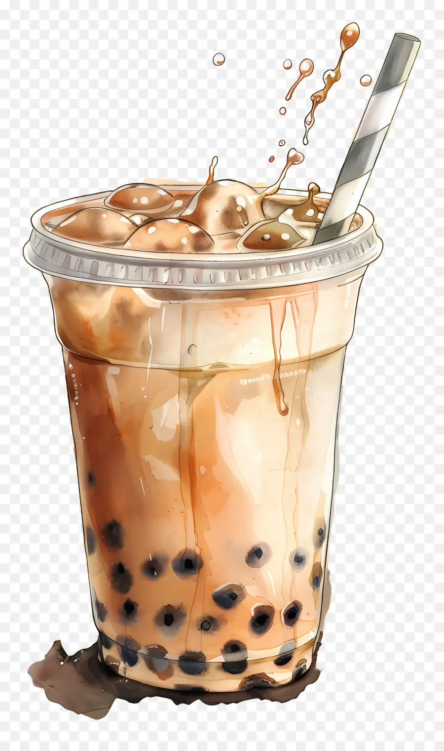 Chá De Bolha De Café，Chá De Bolhas PNG