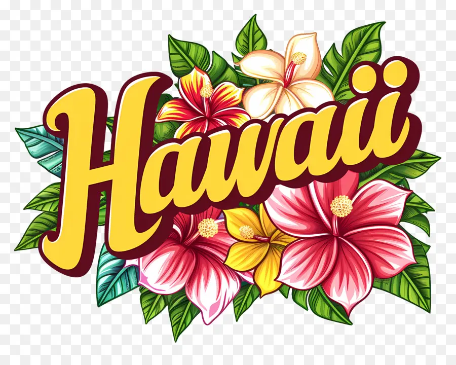 Havaí，Flores Tropicais PNG