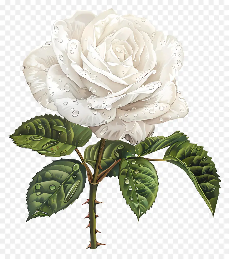 Rosa Branca，Rosas PNG