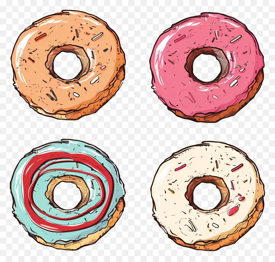 Donuts，Doughnuts PNG