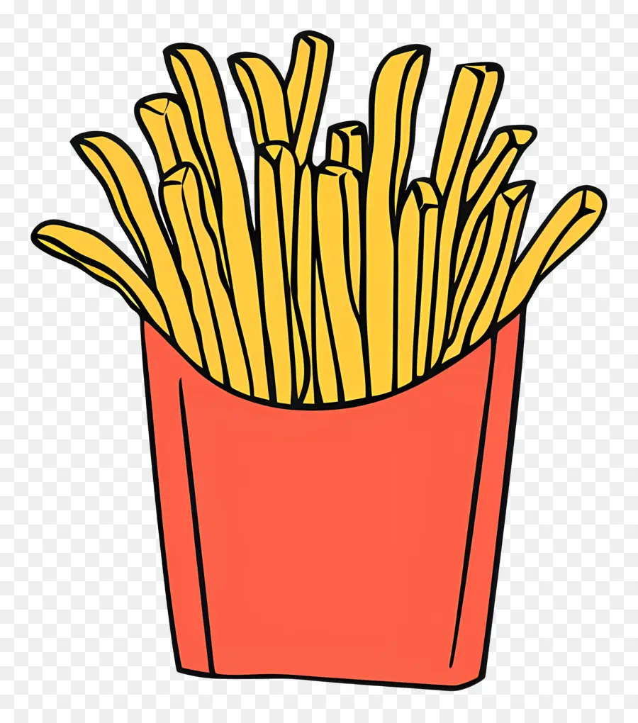 Batatas Fritas，Lanche PNG