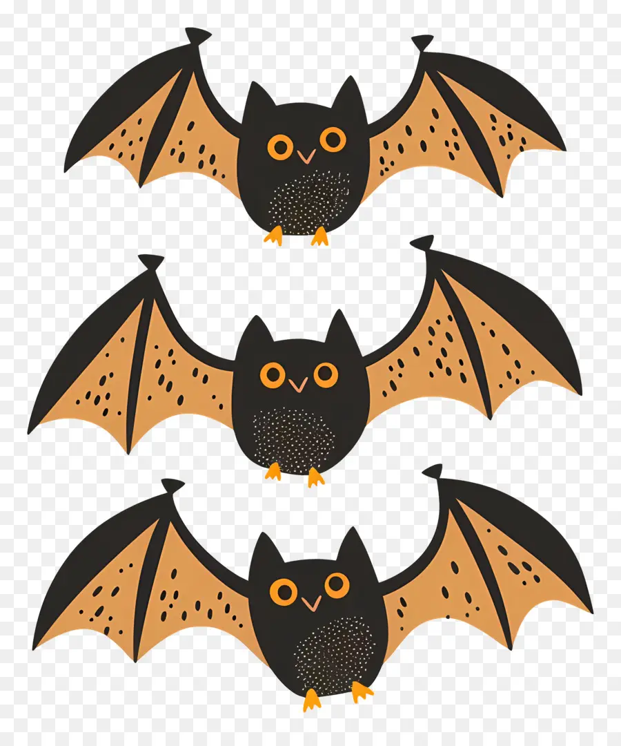 Halloween Morcegos，Morcegos PNG