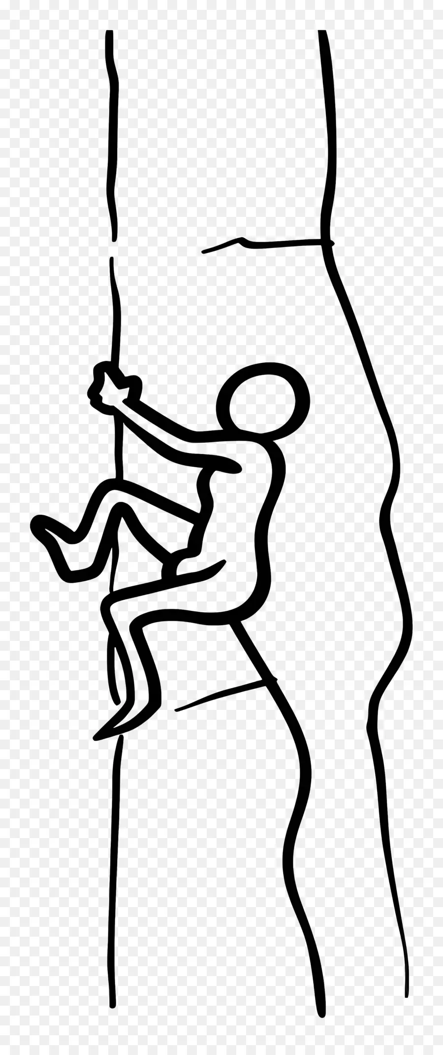 Escalada De Bonecos De Palito，Figura De Escalada PNG