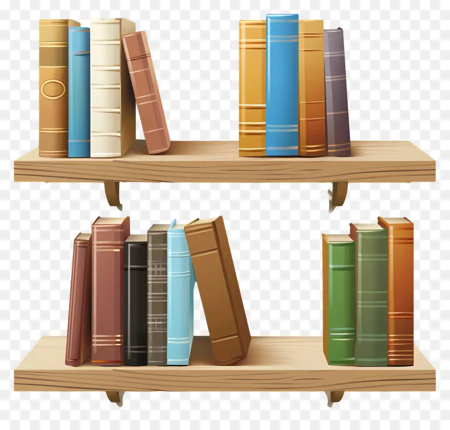 Livros Na Prateleira，Estante PNG