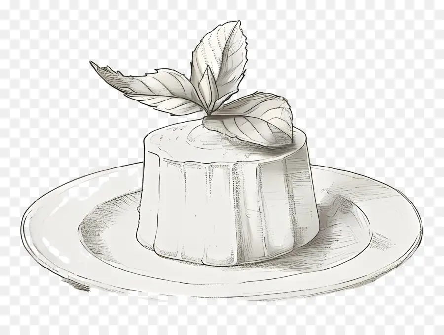 Panna Cotta，Cobertura PNG