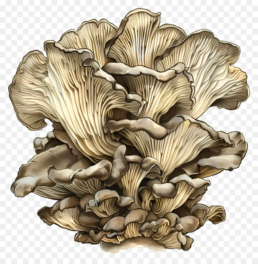 Cogumelo Maitake，Cogumelos PNG