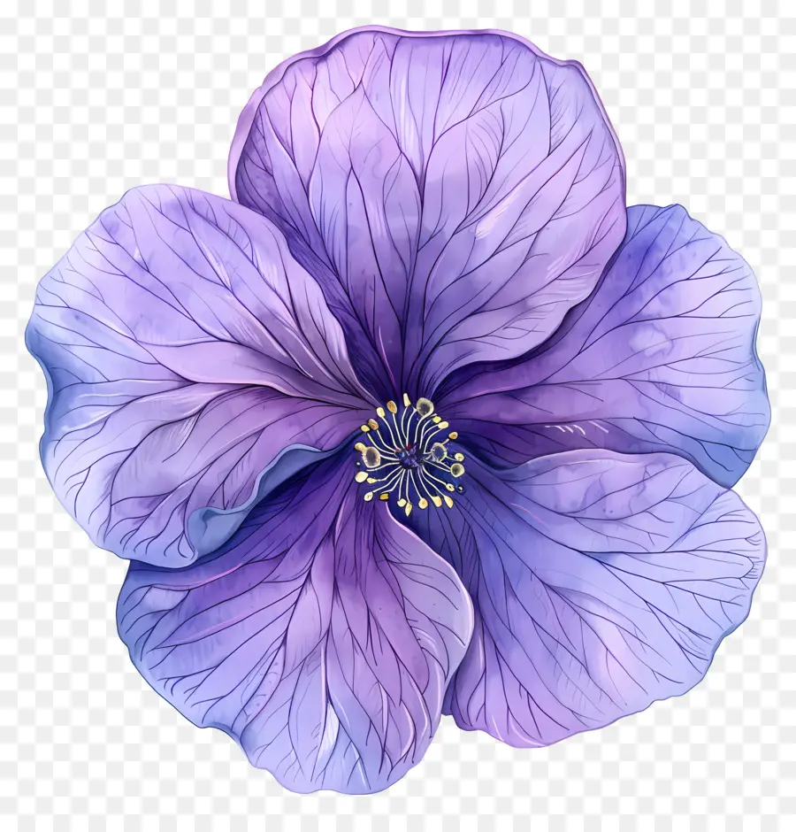 Flor Violeta，Flor Roxa PNG