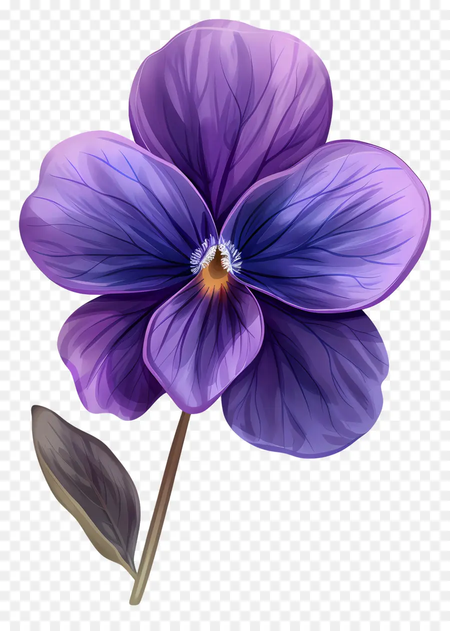 Flor Violeta，Flor Roxa PNG