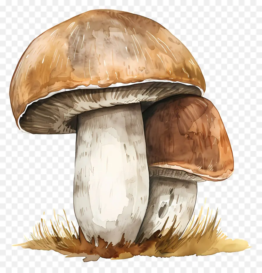 Cogumelo De Boletus，Pintura De Cogumelos PNG