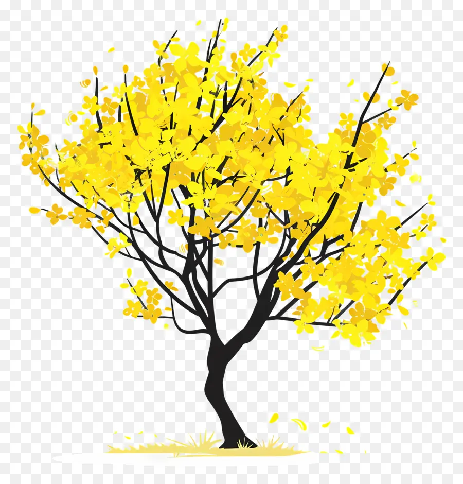 Forsythia，Amarelo árvore PNG
