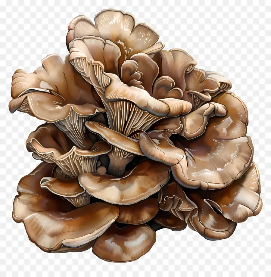 Cogumelo Maitake，Cogumelos PNG