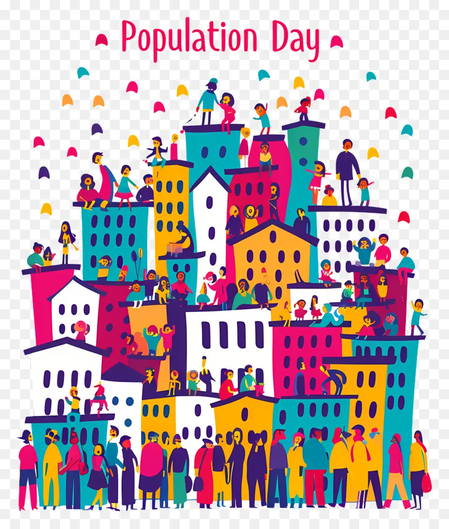 Dia Mundial Da População，Paisagem Urbana PNG