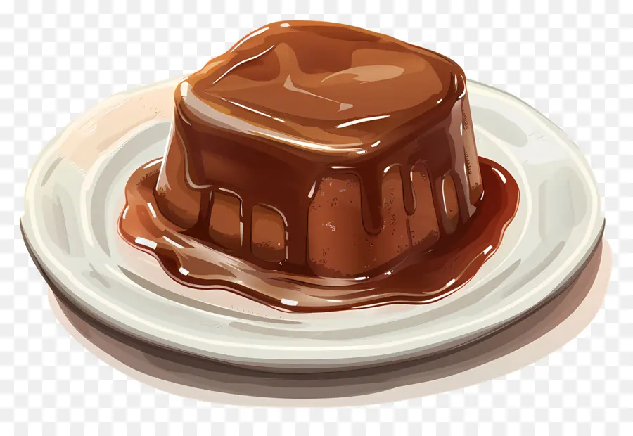 Caramelo Salgado，Fudge De Chocolate Bolo PNG