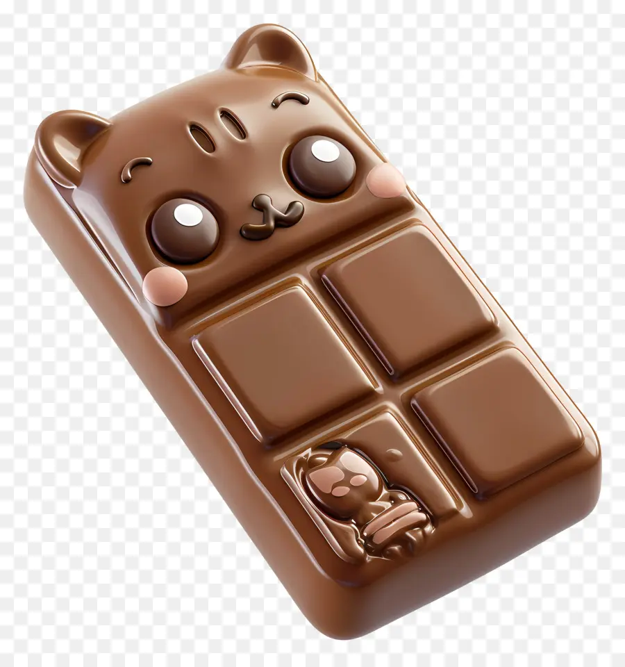 Barra De Chocolate，Bonitinho PNG