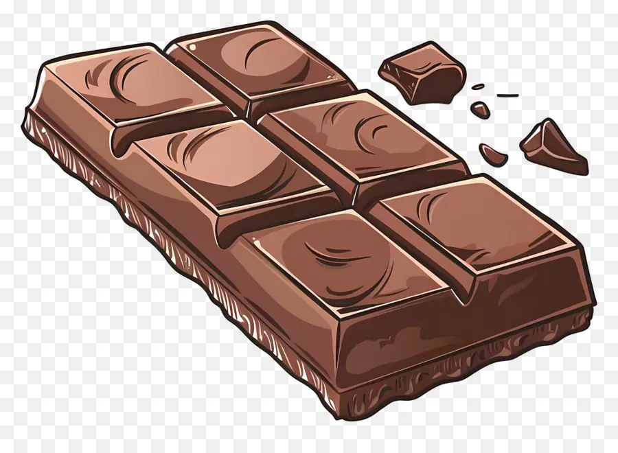 Barra De Chocolate，Doce PNG