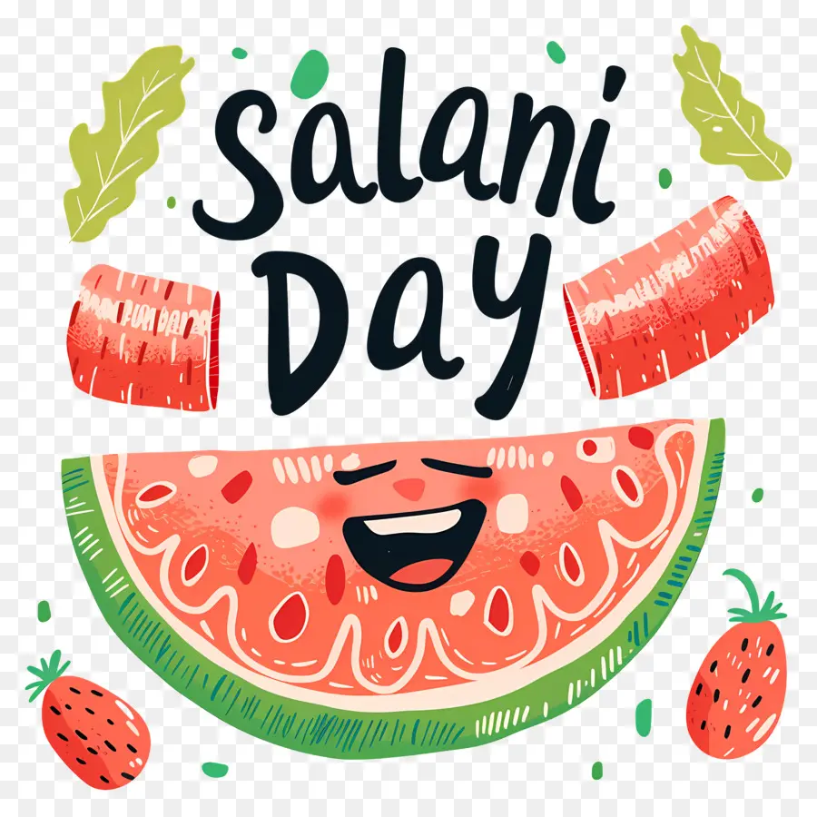 Dia Do Salame，Melancia PNG