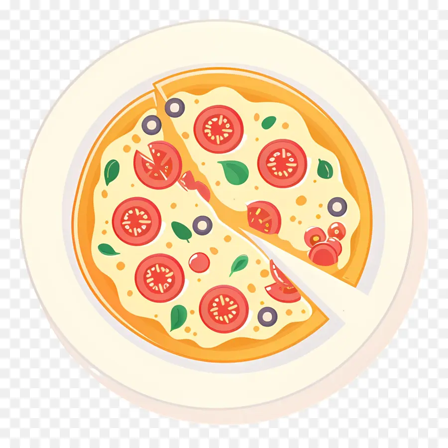 Pizza，Fatias PNG