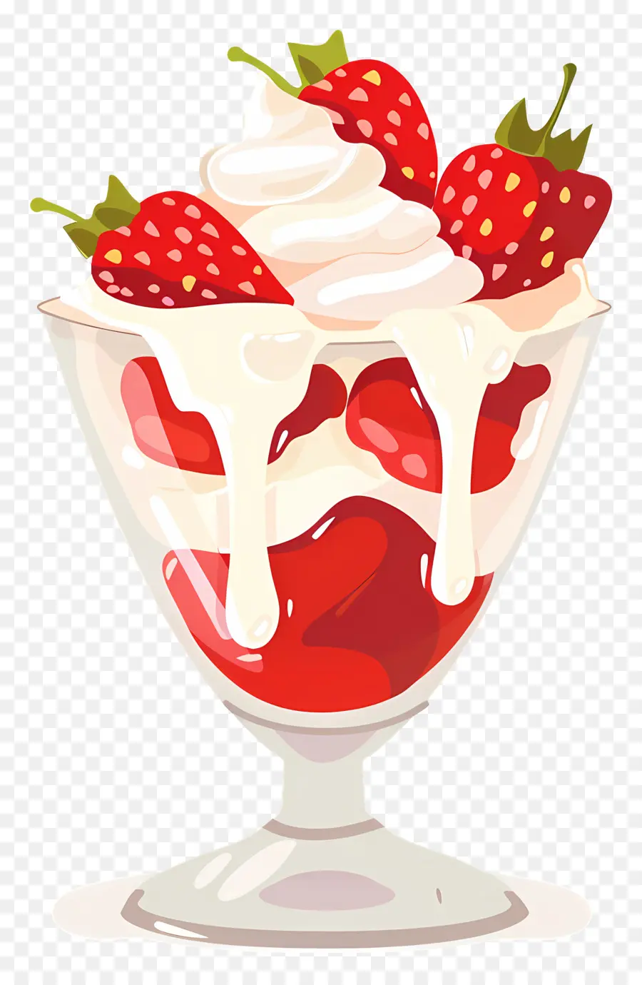 Sundae De Morango，Sorvete PNG