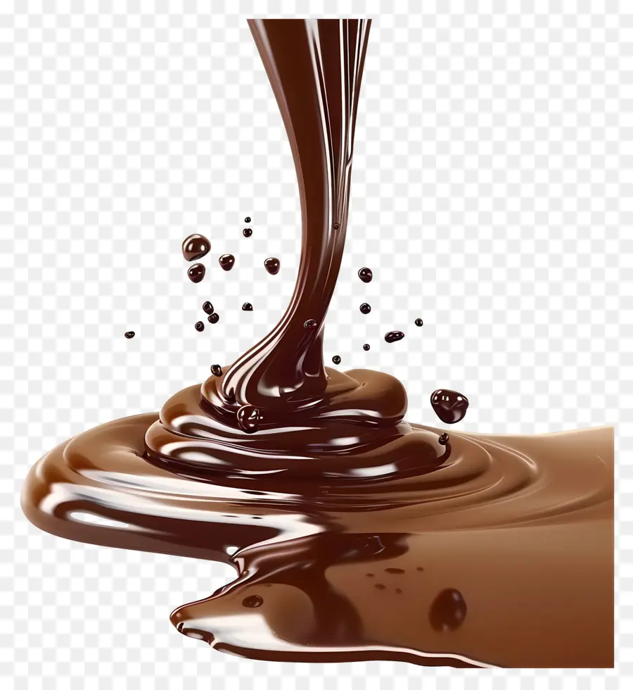 Chocolate Líquido，Molho De Chocolate PNG