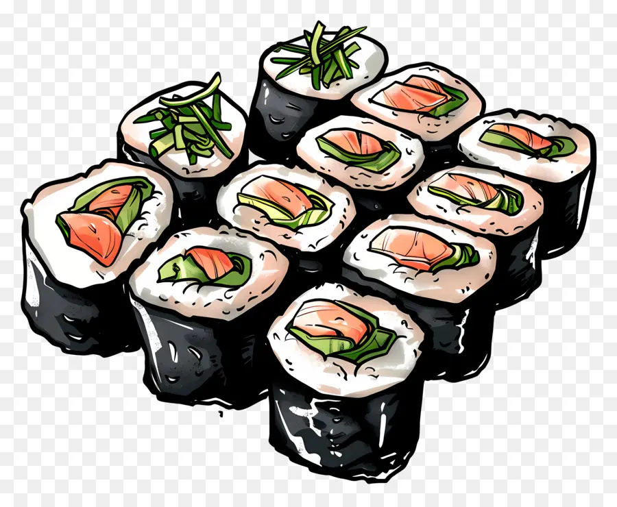 Rola，Sushi PNG