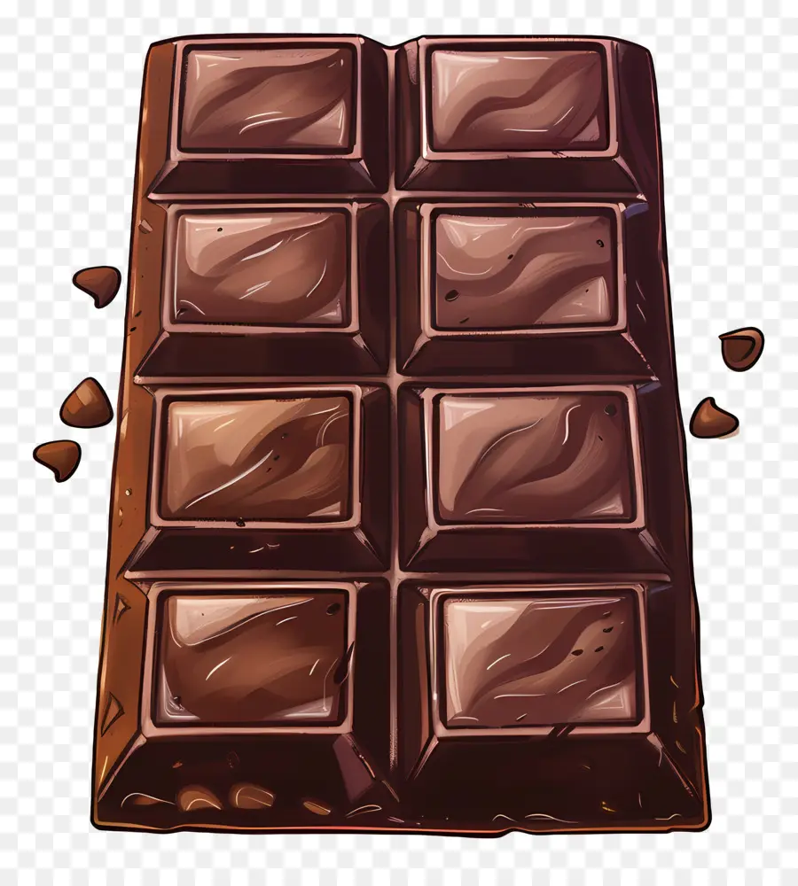 Barra De Chocolate，Chocolate Bloco PNG