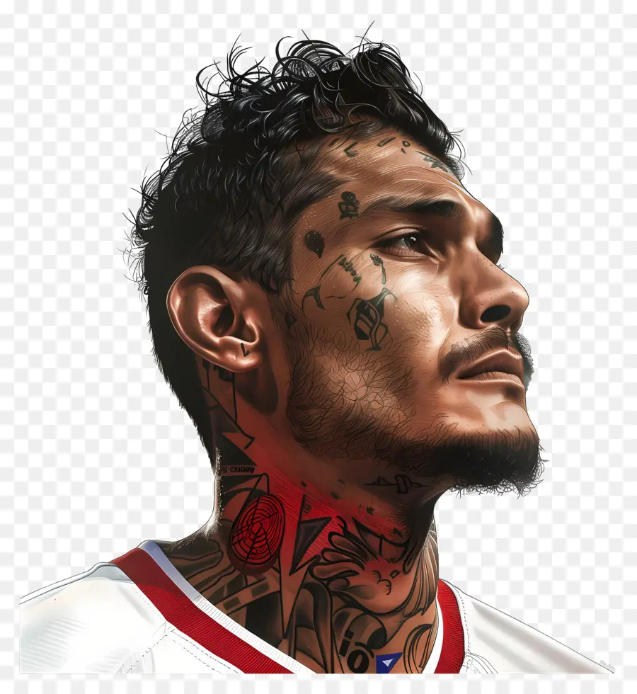 Paulo Guerrero，Homem Tatuado PNG