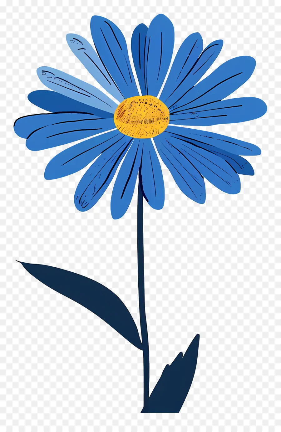 Margarida Azul，Flor Azul PNG