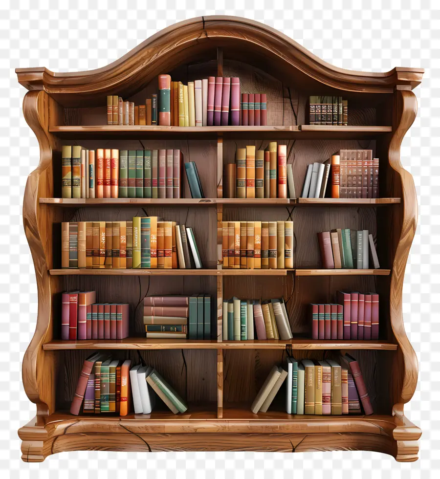 Bookshelf，Wooden PNG