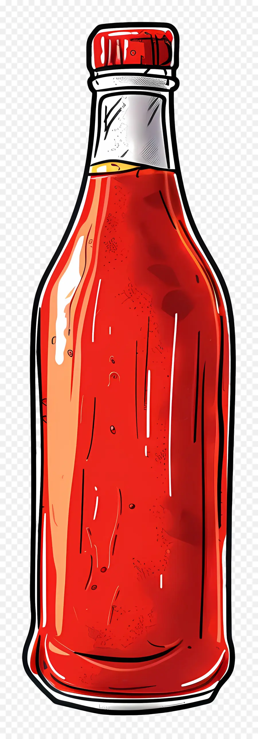 Garrafa De Ketchup，Molho De Tomate PNG