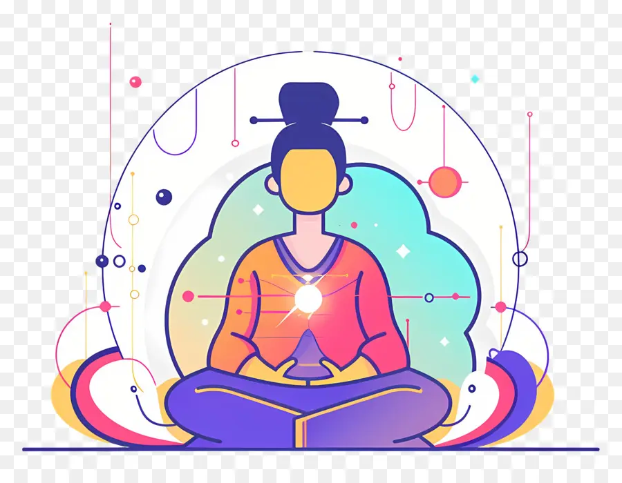 Meditação，Ioga PNG