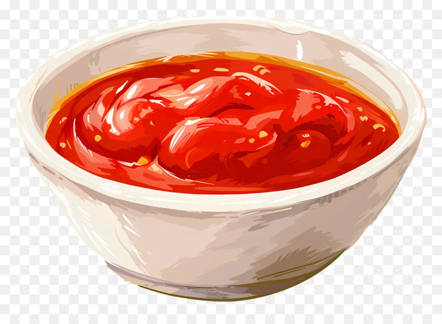 Molho De Ketchup，Molho De Pimenta Vermelha PNG