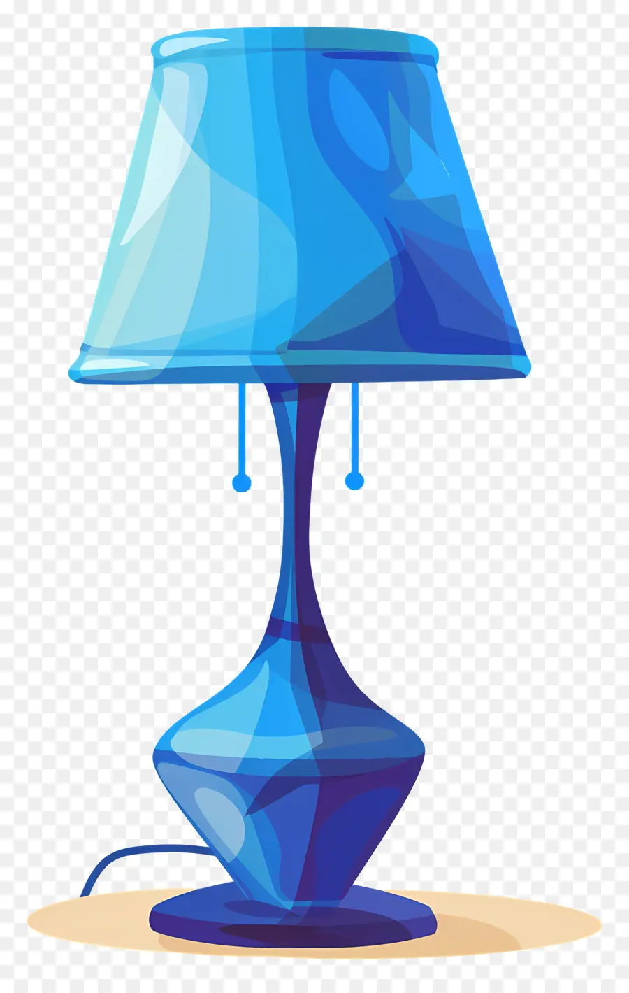 Lamp，Lâmpada De Mesa Azul PNG