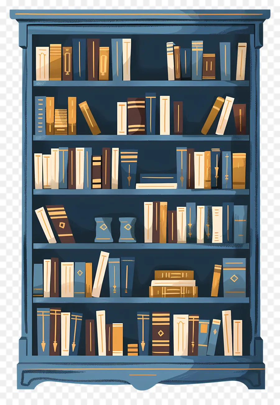 Bookshelf，Estante PNG