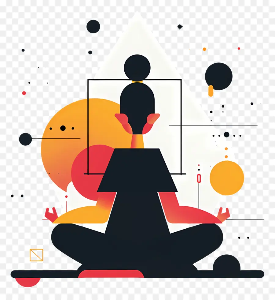 Meditação，Ioga PNG