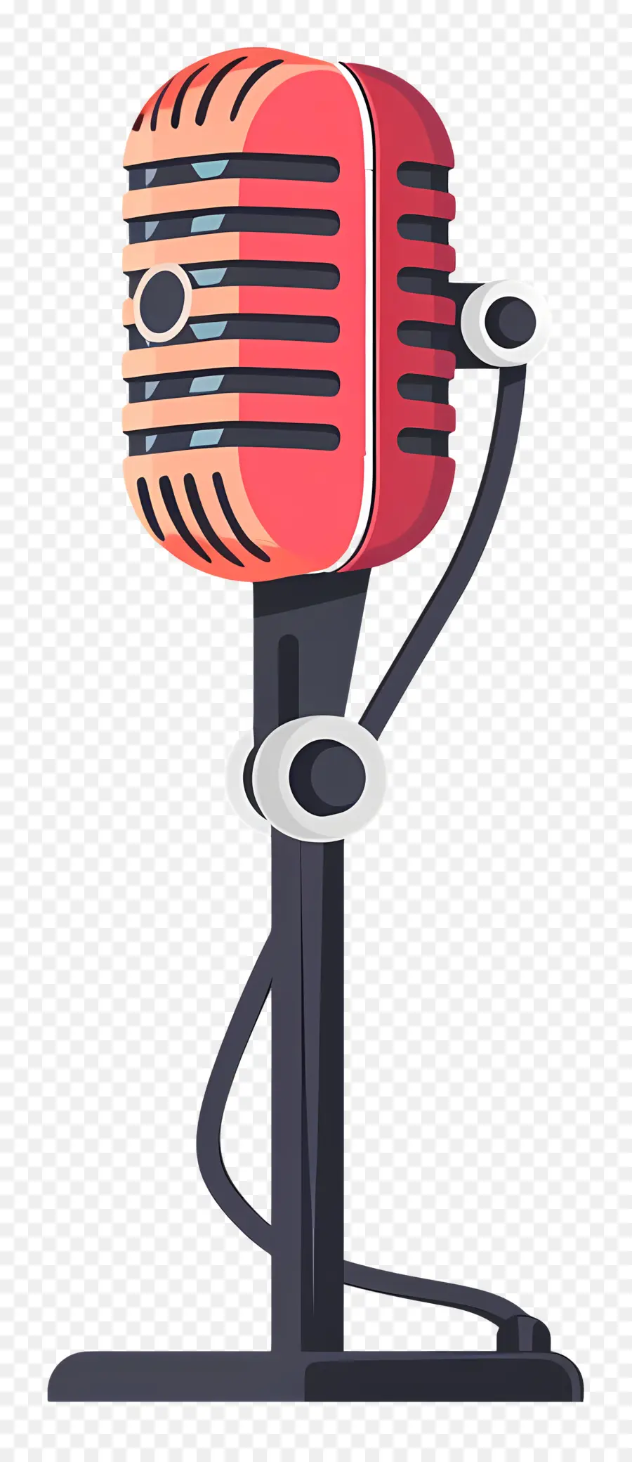 Microfone，Microfone Vermelho PNG