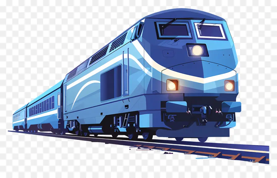 De Trem，Trem Azul PNG