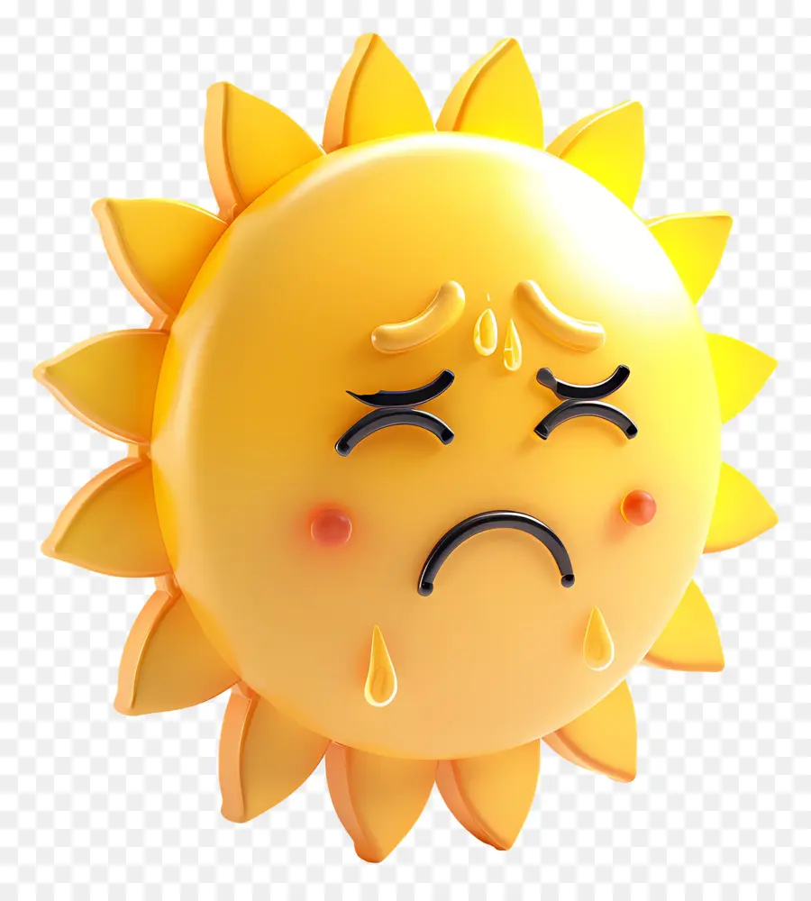 Face Do Sol，Emoji PNG