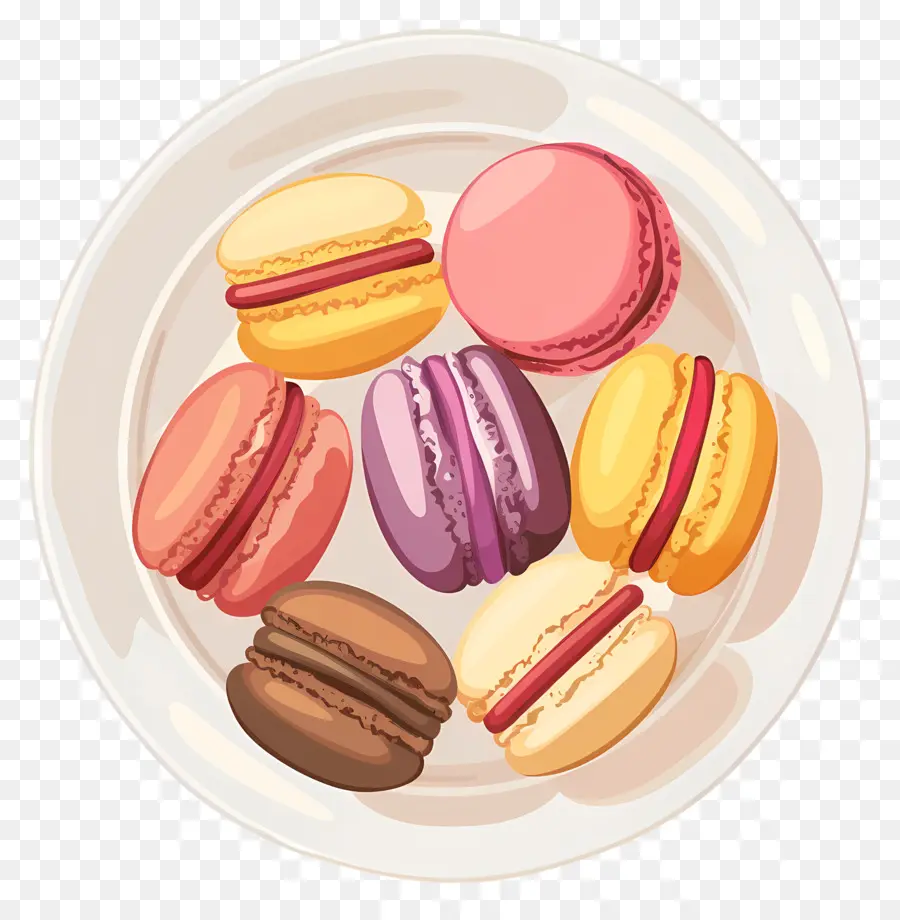 Os Macarons，Chocolate PNG