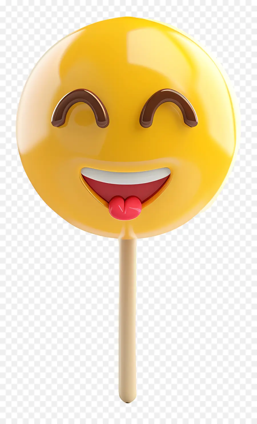 Emoji，Amarelo Pirulito PNG