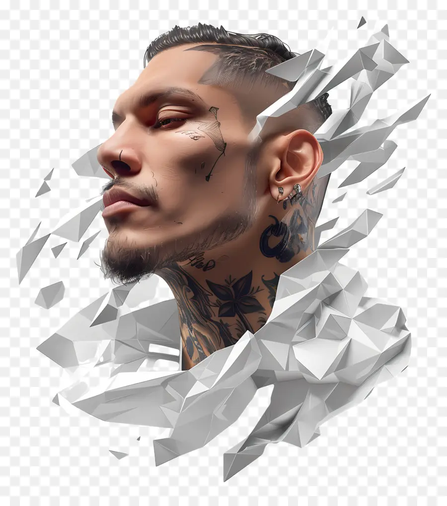 Paolo Guerrero，Cara Da Tatuagem PNG