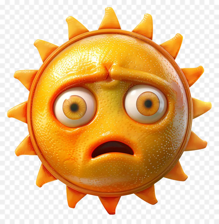 Face Do Sol，Emoji PNG