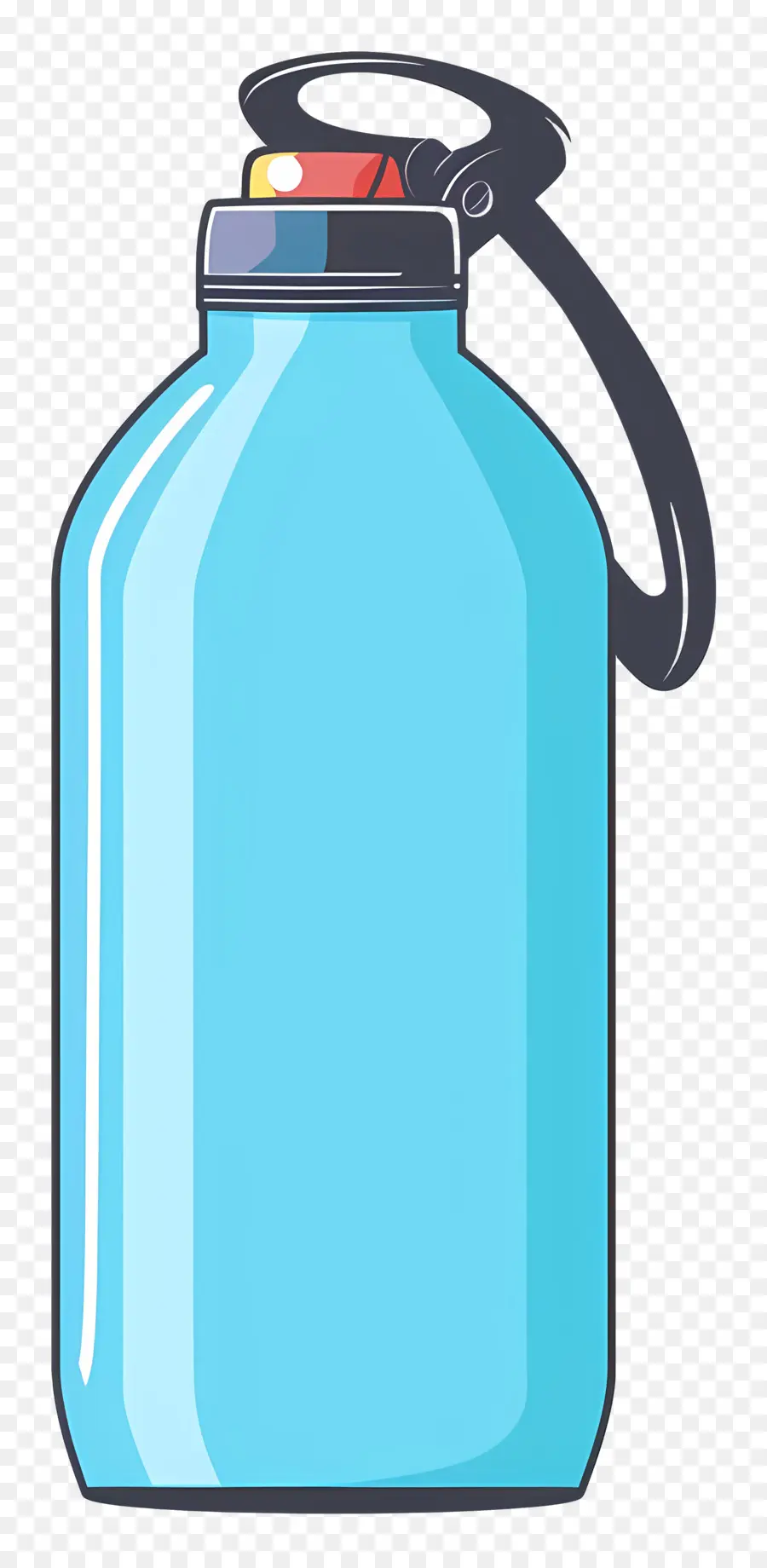 Garrafa De água De，Azul Garrafa De água PNG