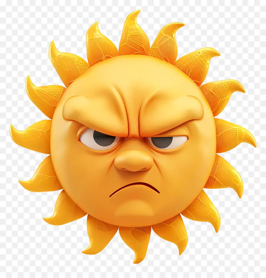 Face Do Sol，Emoji PNG