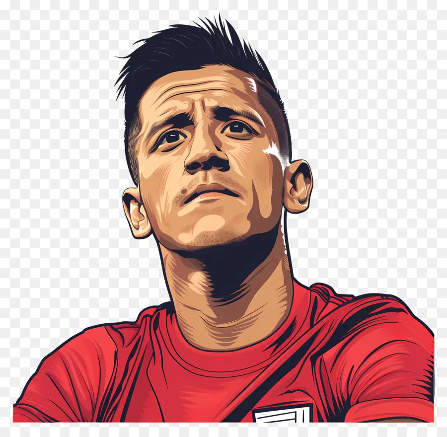 Alexis Sánchez，Retrato PNG