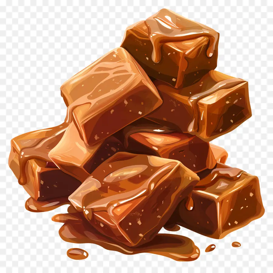 Caramelo Caramelo，Fudge De Chocolate PNG