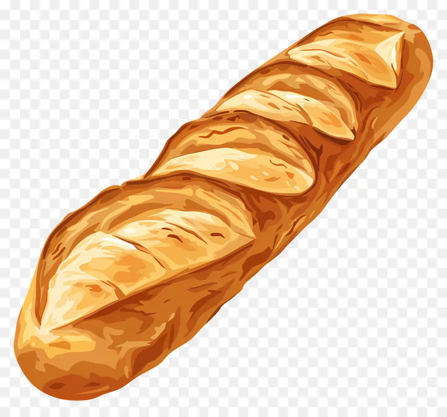 Baguete，Pão Francês PNG