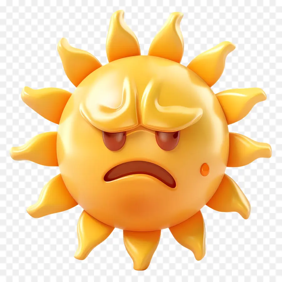 Face Do Sol，Emoji PNG