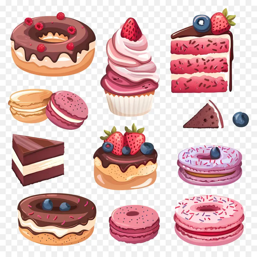 Sobremesas，Cupcakes PNG