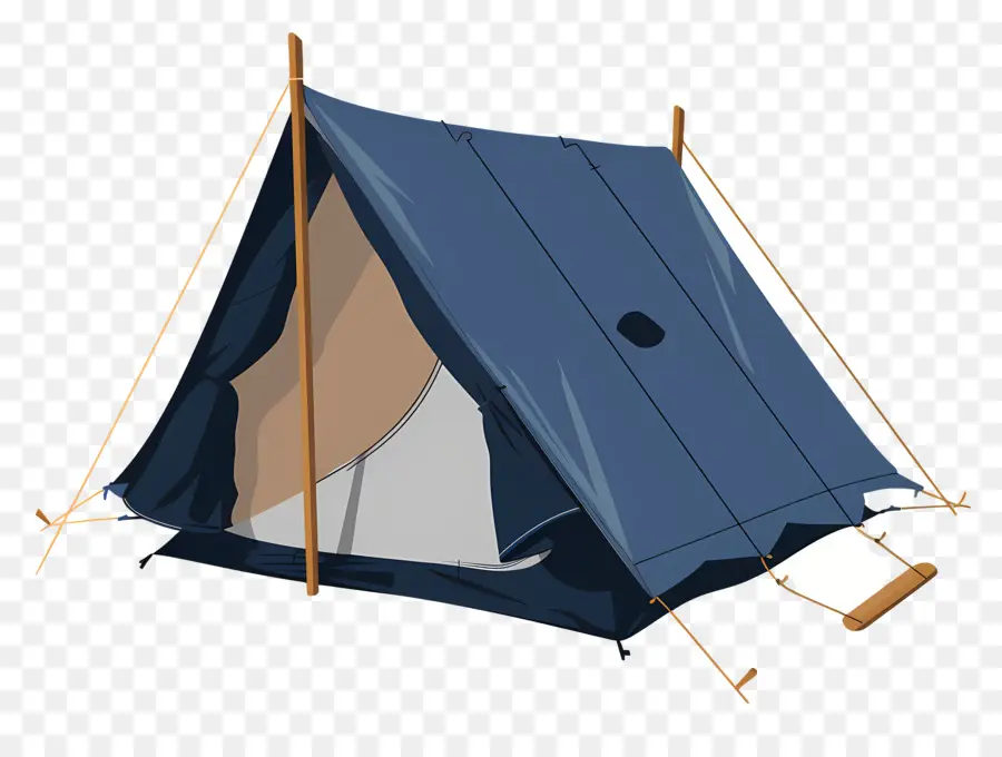 Acampamento Barraca，Tenda Azul PNG